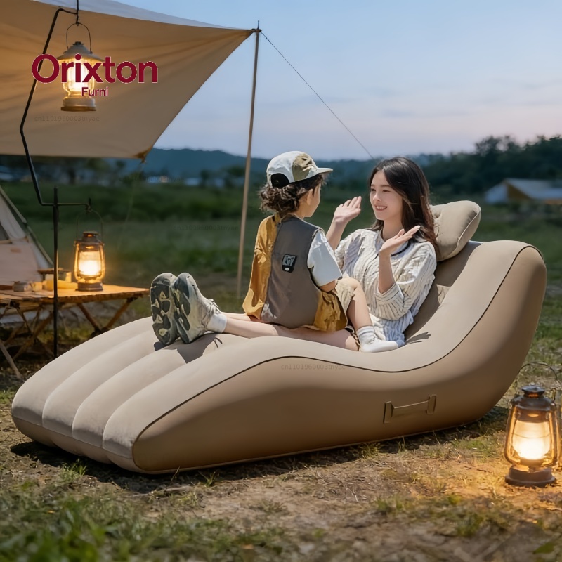 Outdoor Furniture Pillows - Açık Hava Taşınabilir Kendinden Şişen Şezlong