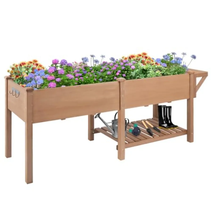 Garden Storage Box - Ayaklı Yükseltilmiş Bahçe Yatağı, Yükseltilmiş Bahçe