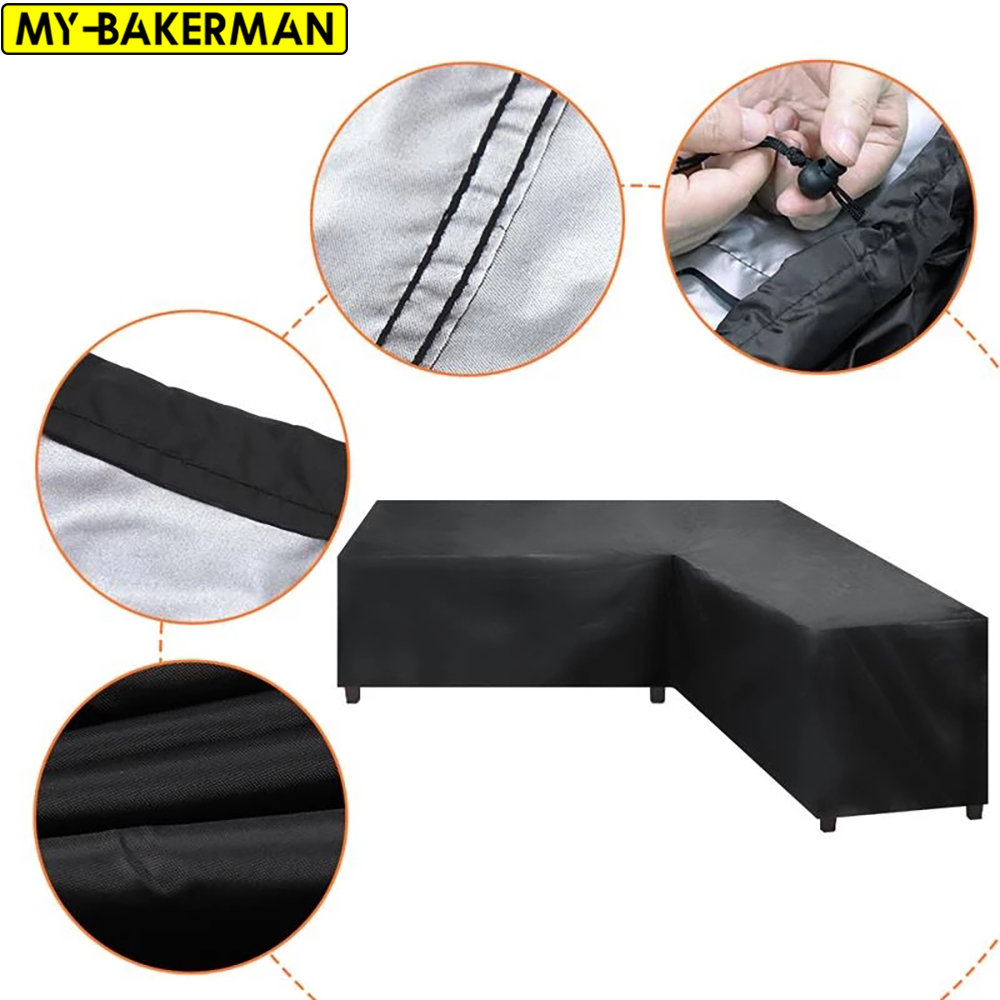 Outdoor Furniture Near Me - L Şekli Çok Amaçlı Kapaklar Kanepe