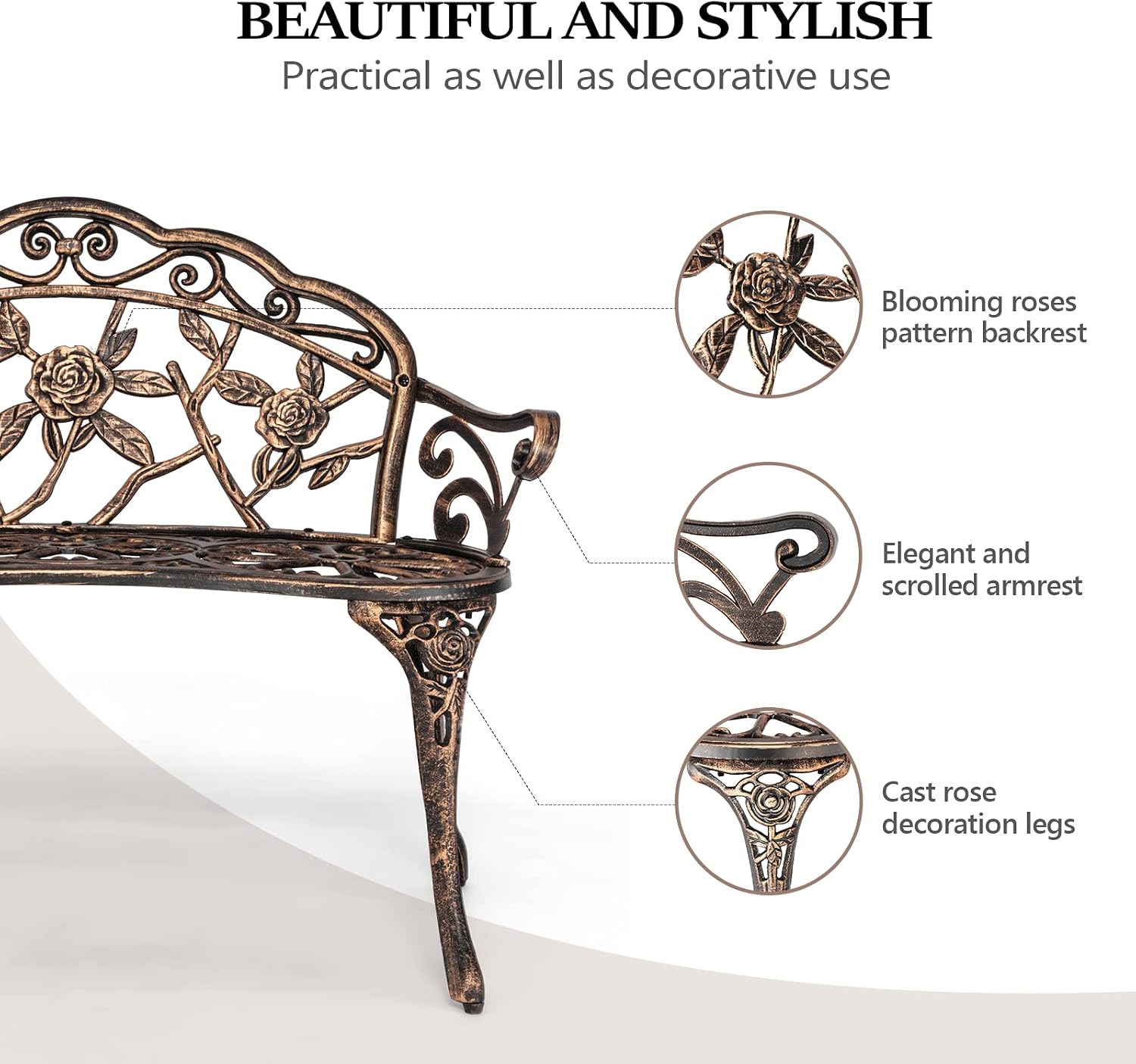 Dış Mekan Metal Bahçe Bankı, G - Outdoor Furniture One Piece incelemesi ve fiyatı
