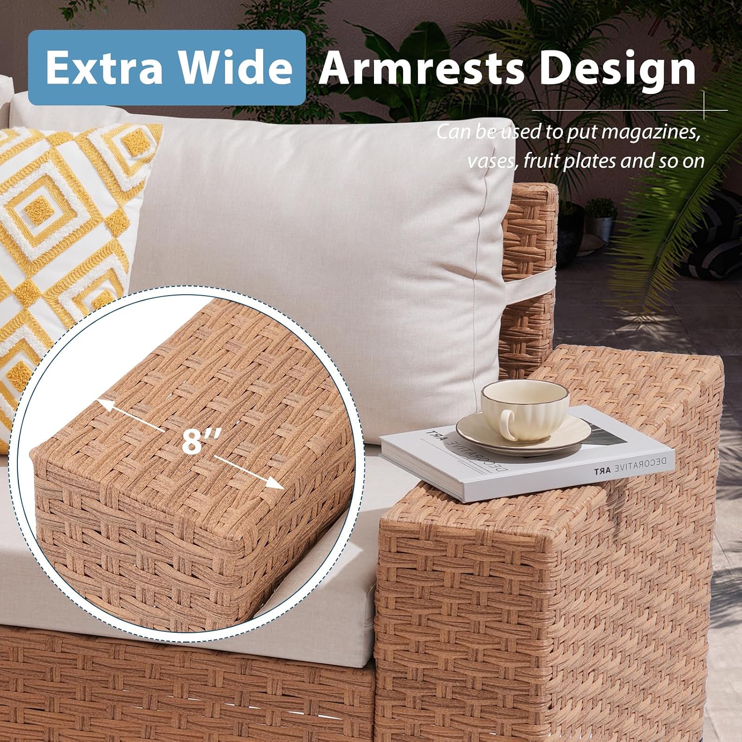 6 Parçalı Bahçe Mobilya Seti,  - Outdoor Furniture Rattan incelemesi ve fiyatı
