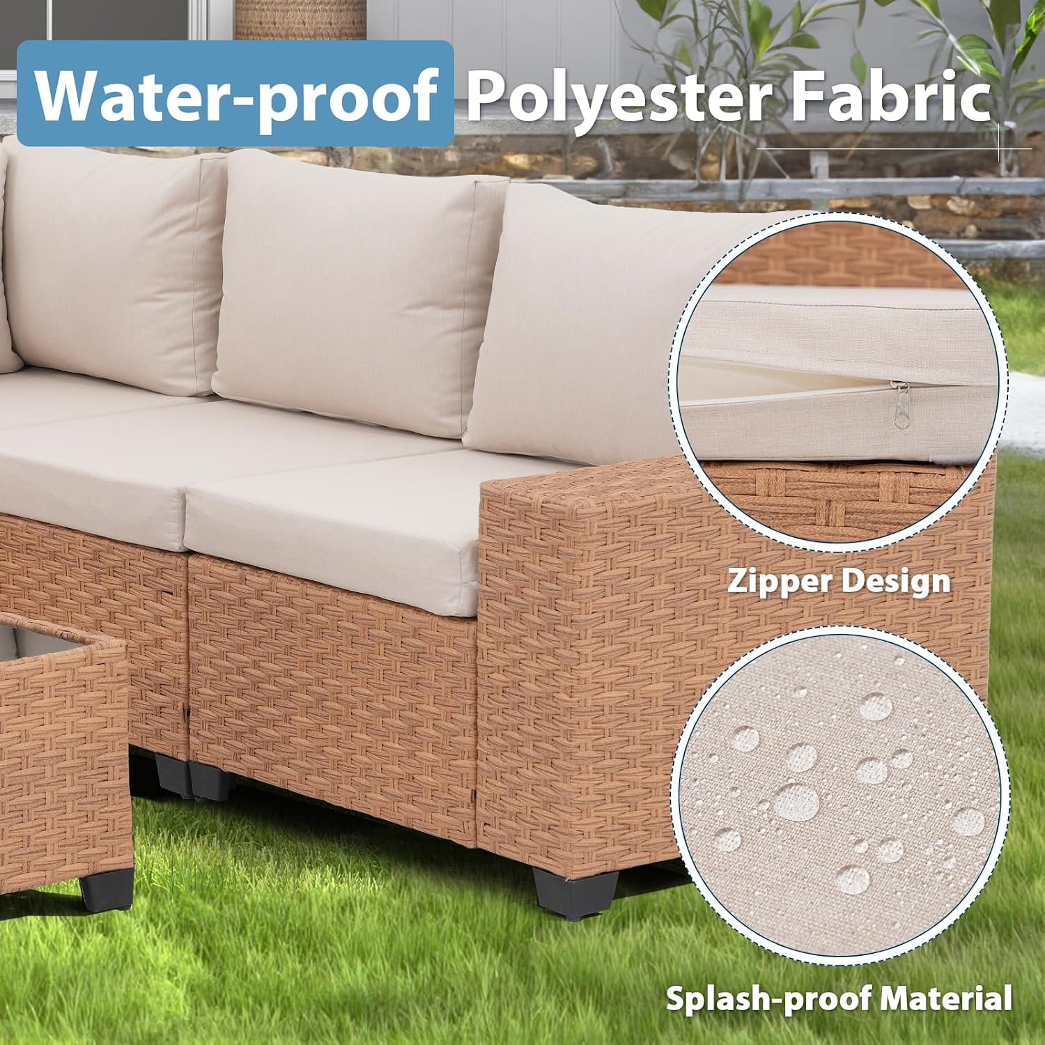 6 Parçalı Bahçe Mobilya Seti,  - Outdoor Furniture Rattan incelemesi ve fiyatı