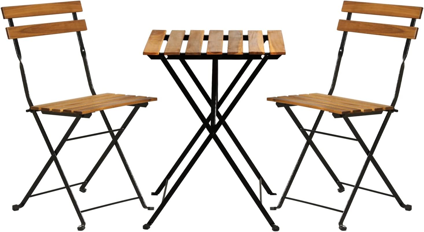 Doğal ahşap 3 parçalı katlanab - Outdoor Furniture One Piece incelemesi ve fiyatı