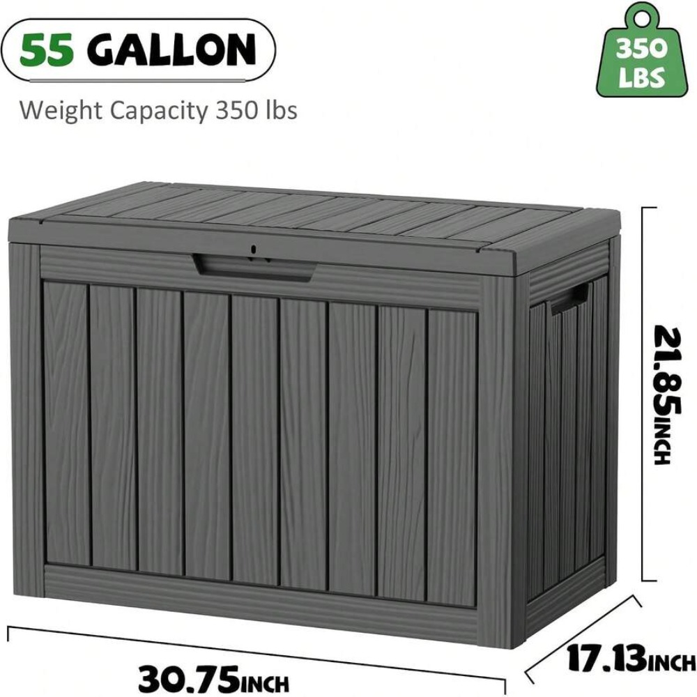 55 Galon Su Geçirmez Kilitlene - Garden Storage Box incelemesi ve fiyatı