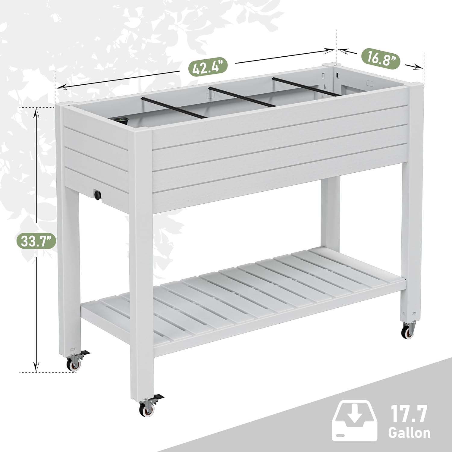 33.7 İnç Yüksekliğinde, Kilitl - Garden Storage Box incelemesi ve fiyatı