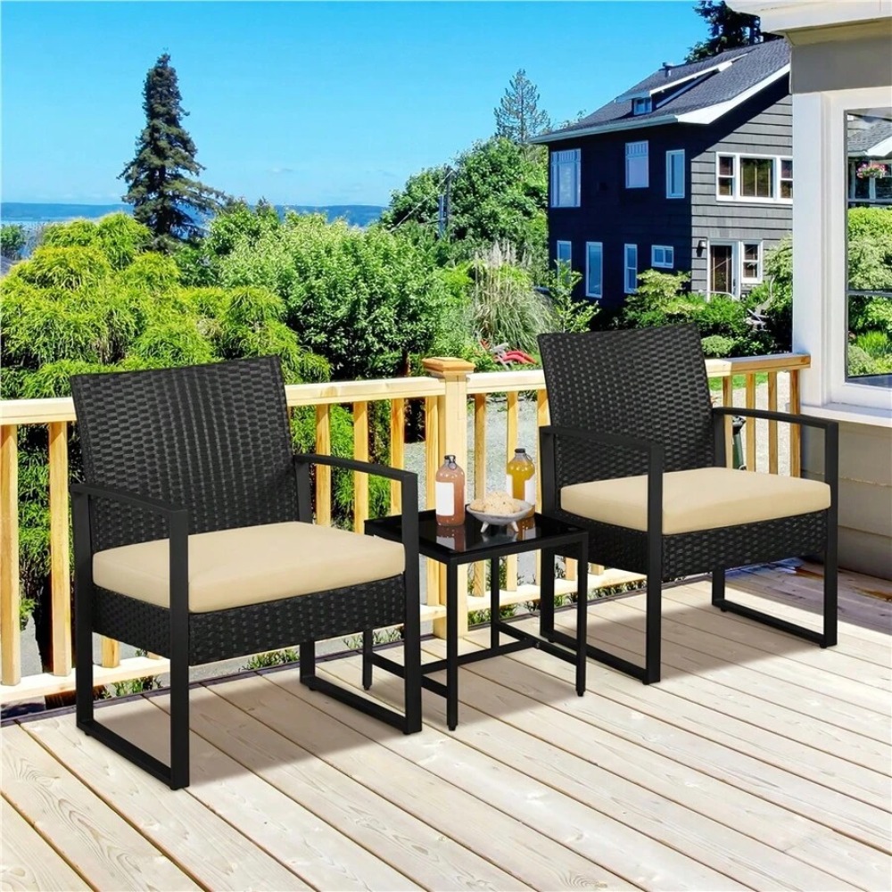 3 Parçalı Açık Hava Hasır Mobi - Outdoor Furniture Rattan incelemesi ve fiyatı