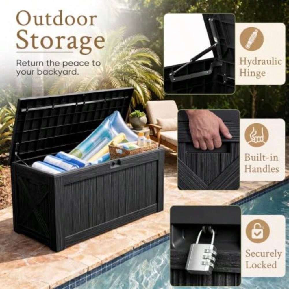 120 Galonluk Dış Mekan Depolam - Garden Storage Box incelemesi ve fiyatı