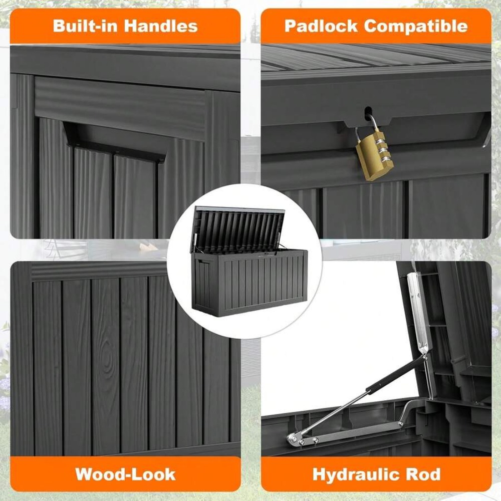 90 Galonluk Kilitlenebilir Reç - Garden Storage Box incelemesi ve fiyatı