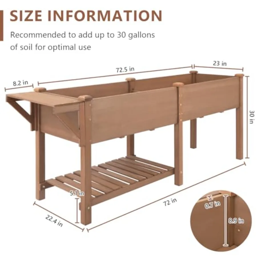 Ayaklı Yükseltilmiş Bahçe Yata - Garden Storage Box incelemesi ve fiyatı