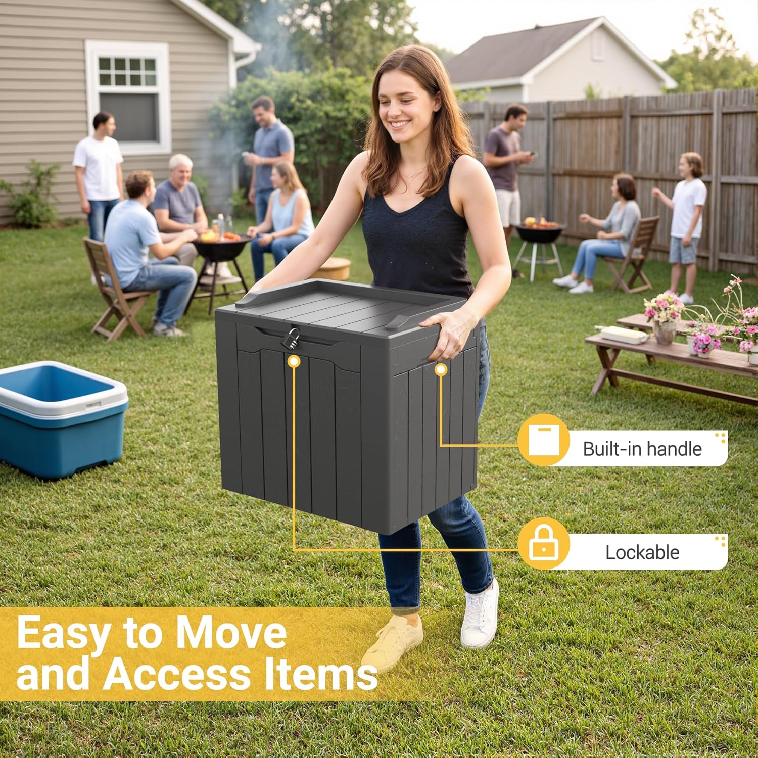 31 Galonluk Açık Hava Depolama - Garden Storage Box incelemesi ve fiyatı