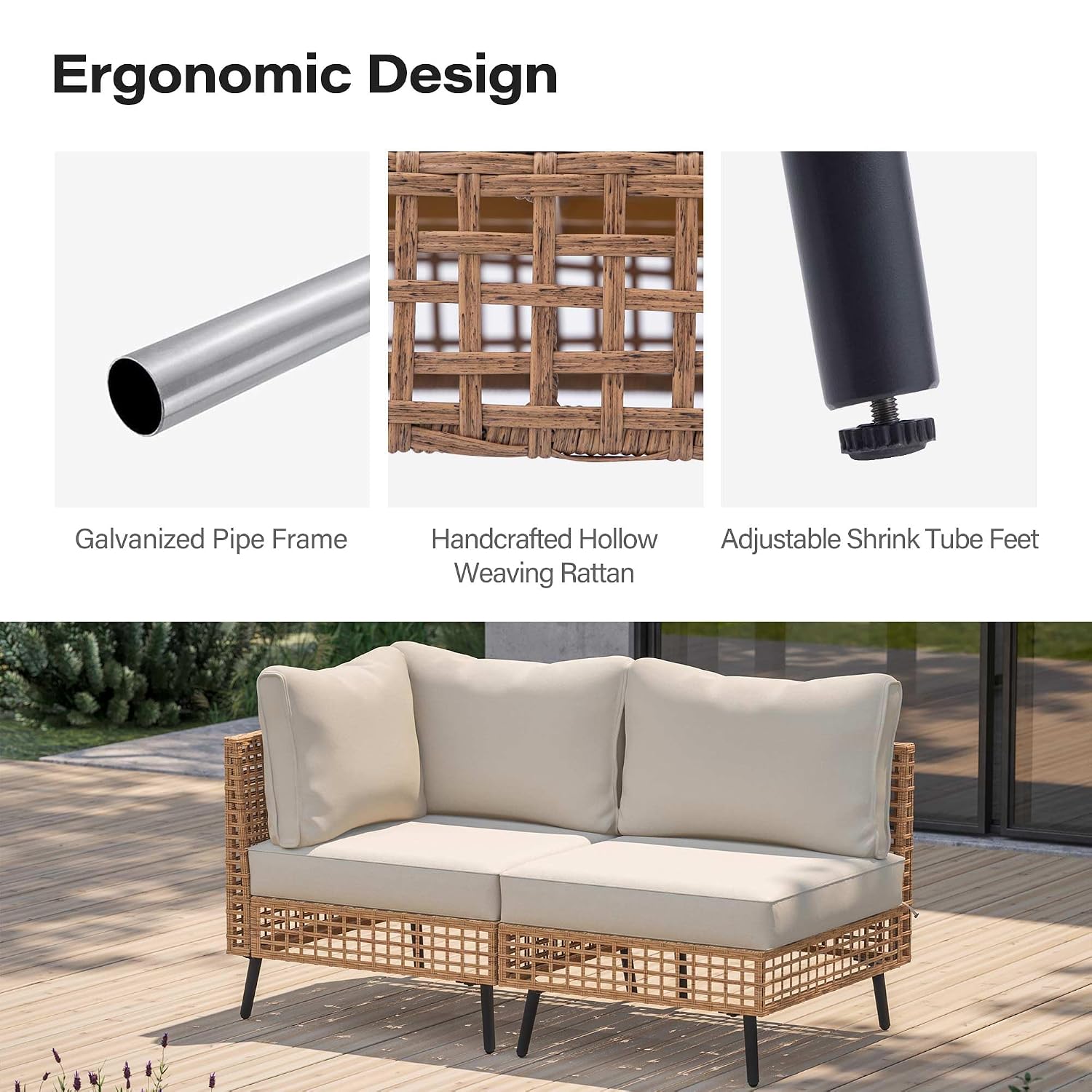 Dış Mekan PE Hasır Bahçe Mobil - Outdoor Furniture Rattan incelemesi ve fiyatı